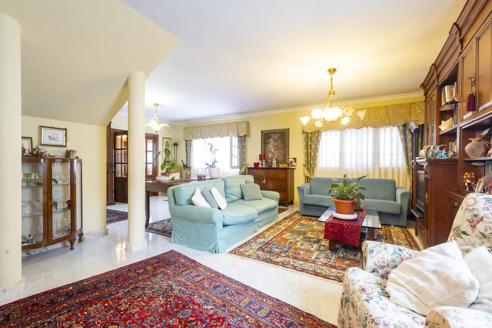Living room of Houses for sale in San Cristóbal de la Laguna  with Private garden, Terrace and Storage room