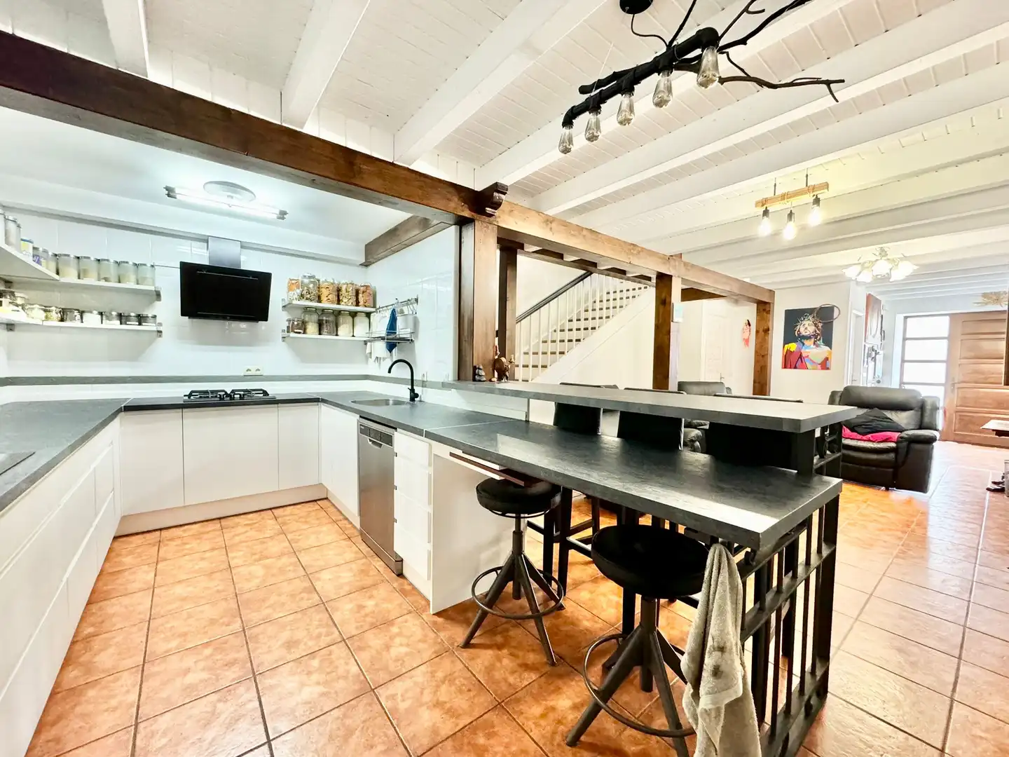 Küche von Country house zum Verkauf in Condado de Treviño mit Möbliert