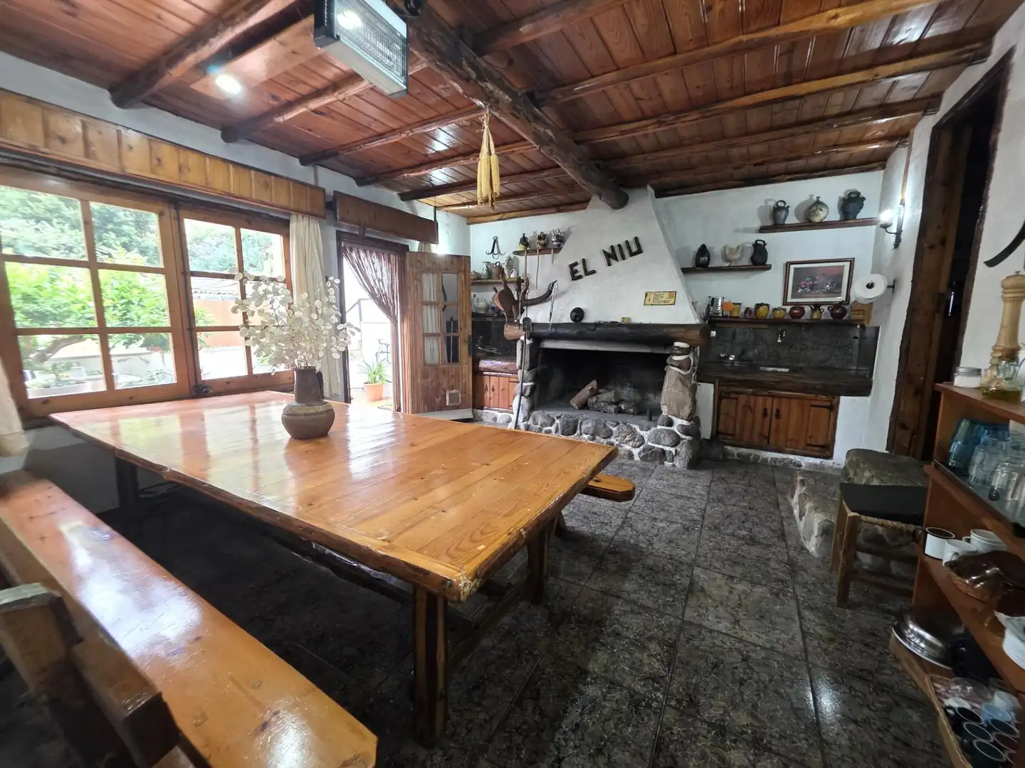 Comedor de Casa o chalet en venta en Castellar del Vallès con Calefacción, Terraza y Piscina