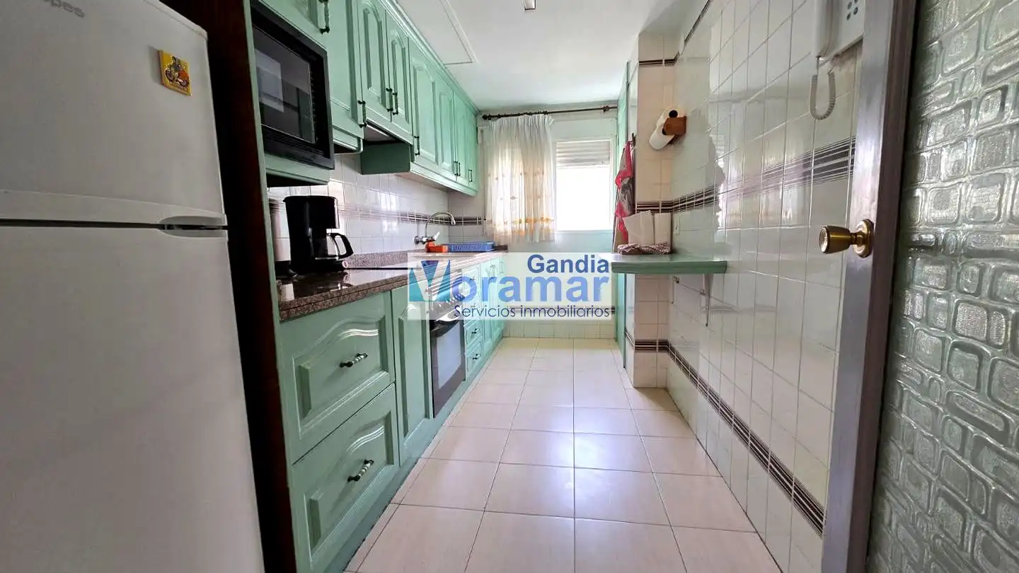 Cocina de Apartamento en venta en Gandia con Amueblado y Piscina comunitaria