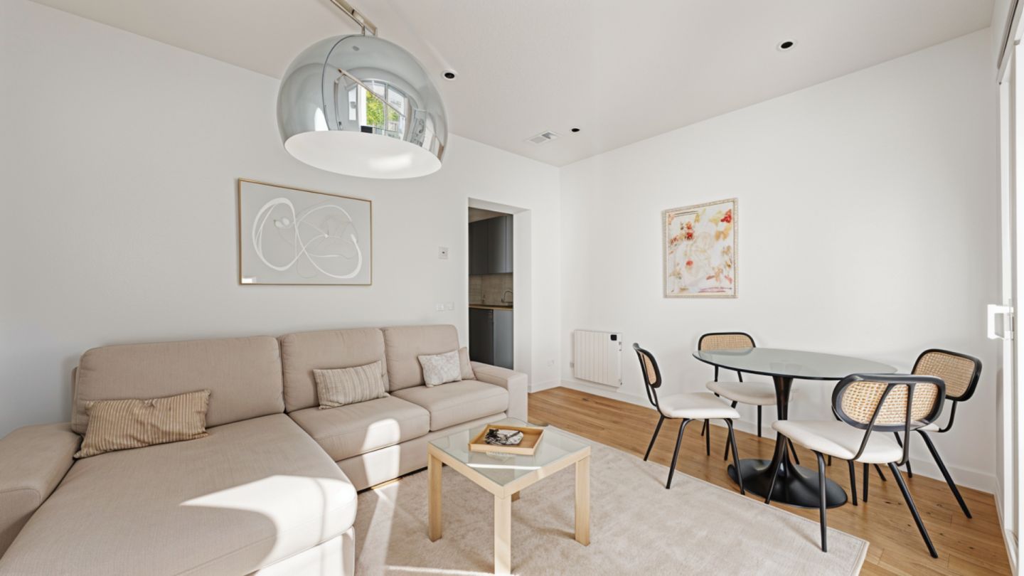 Sala de estar de Piso en venta en  Madrid Capital con Aire acondicionado, Calefacción y Trastero