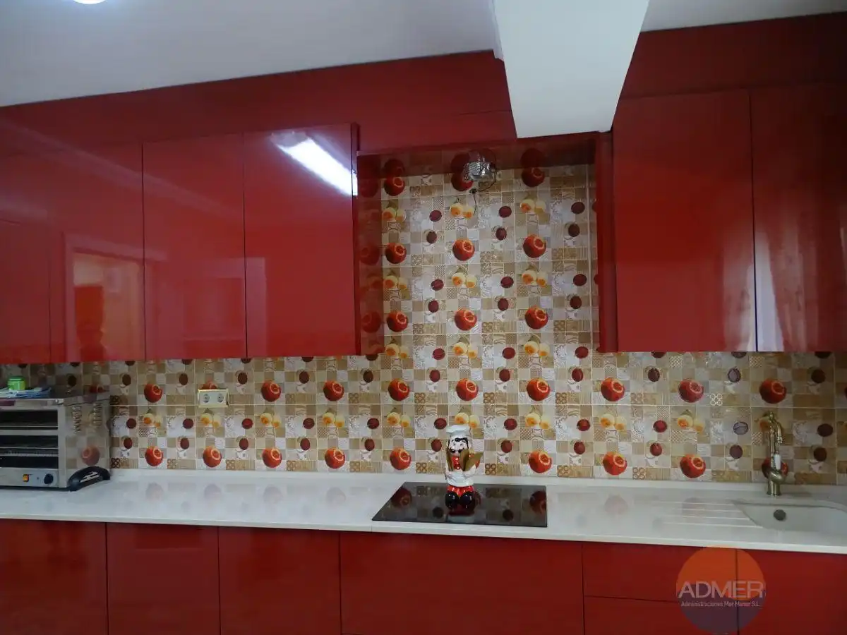 Kitchen of Flat for sale in San Javier  with Air Conditioner, Terrace and Storage room
