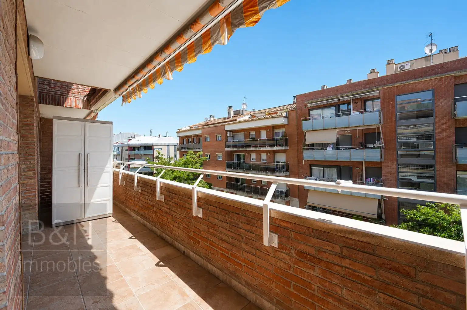 Terrasse von Wohnung zum Verkauf in Terrassa mit Klimaanlage, Heizung und Balkon