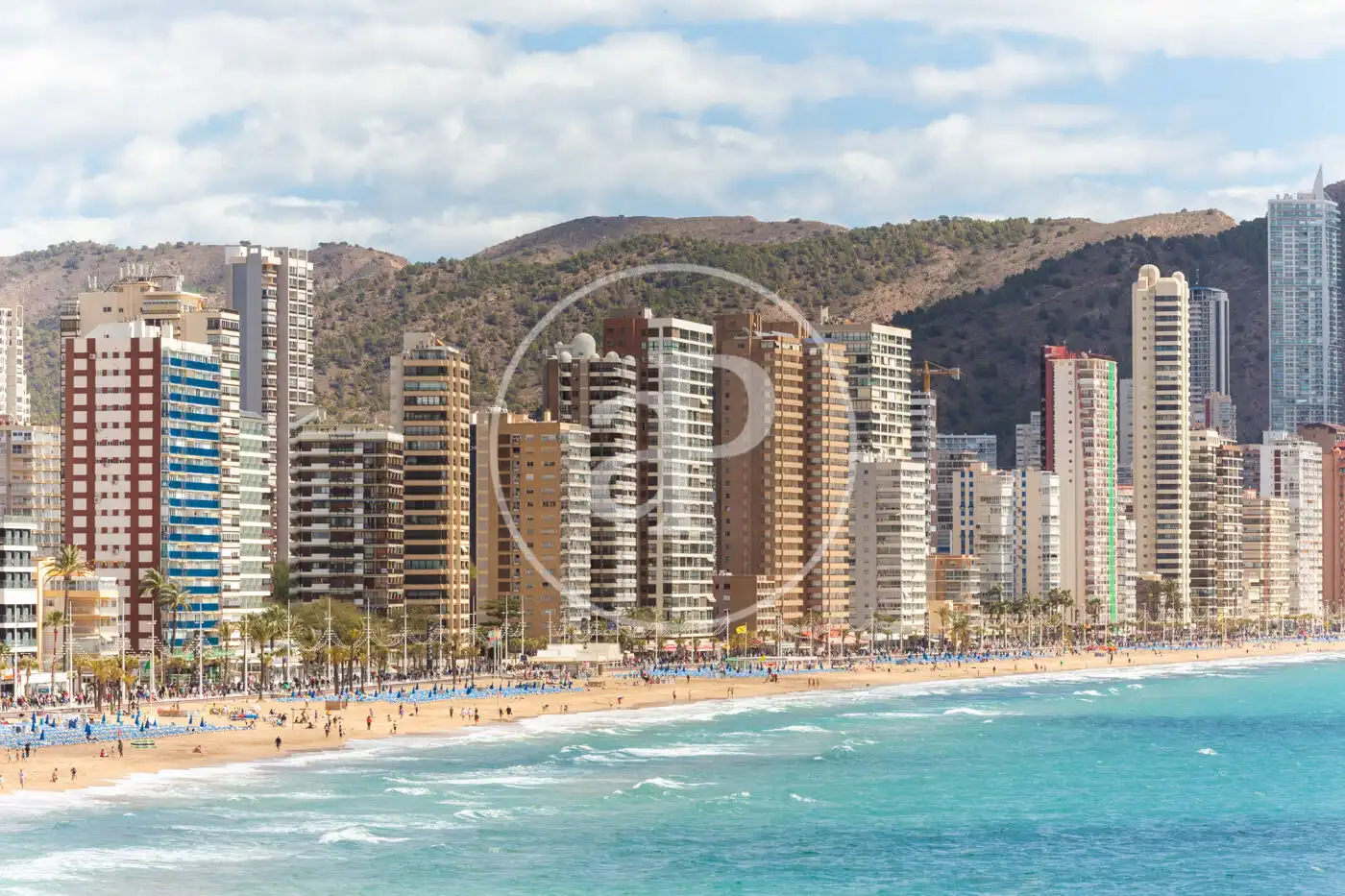Exterior view of Flat for rent in Benidorm  with Air Conditioner, Heating and Terrace