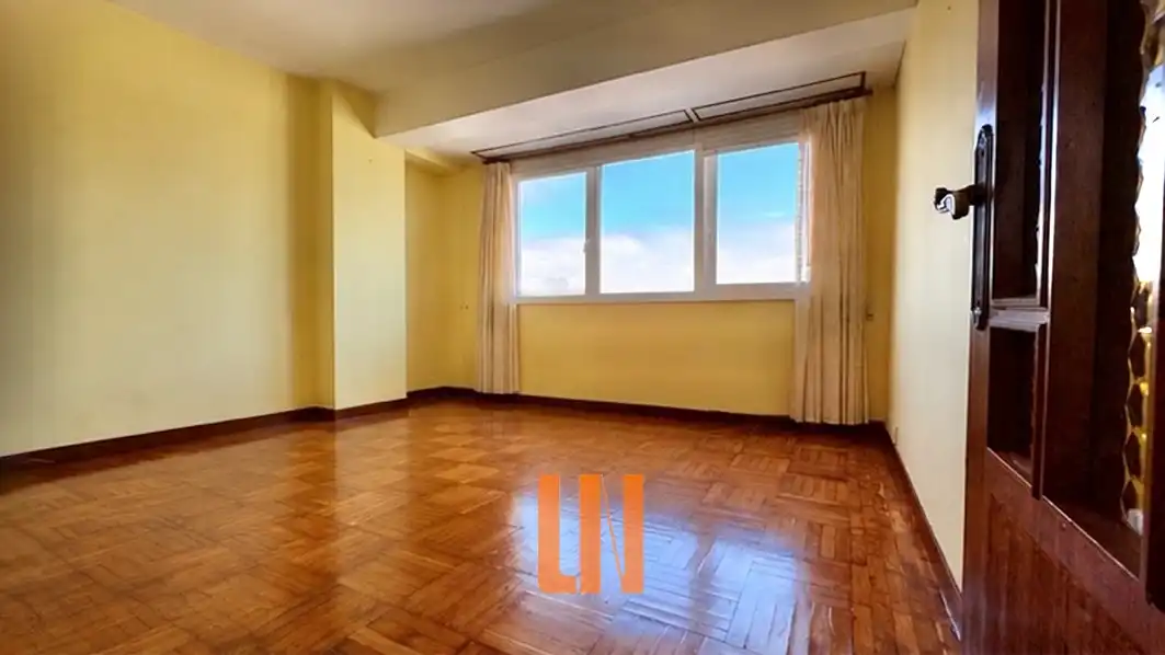 Bedroom of Flat for sale in A Coruña Capital   with Parquet flooring and Balcony