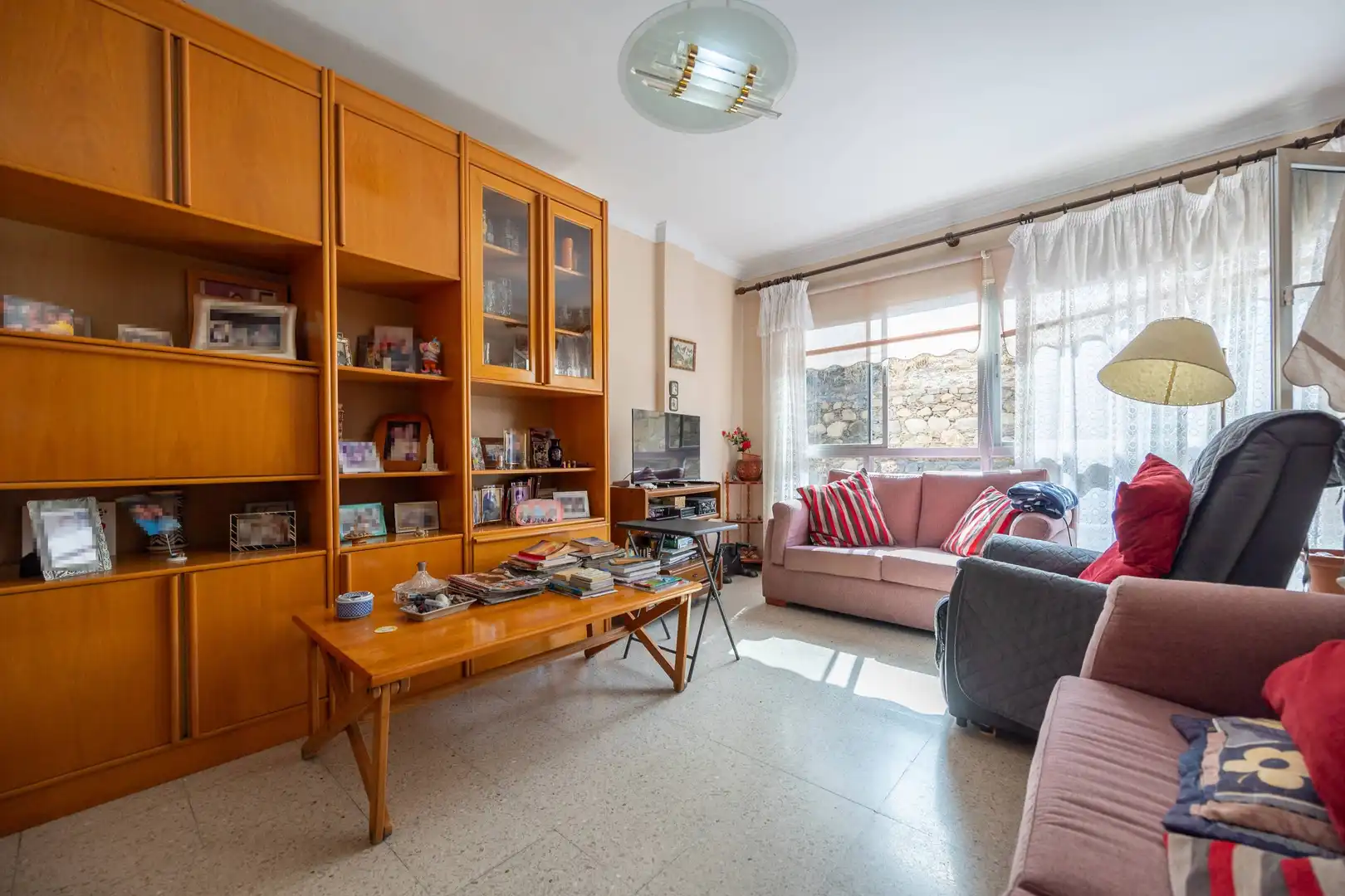 Sala de estar de Piso en venta en Las Palmas de Gran Canaria con Amueblado