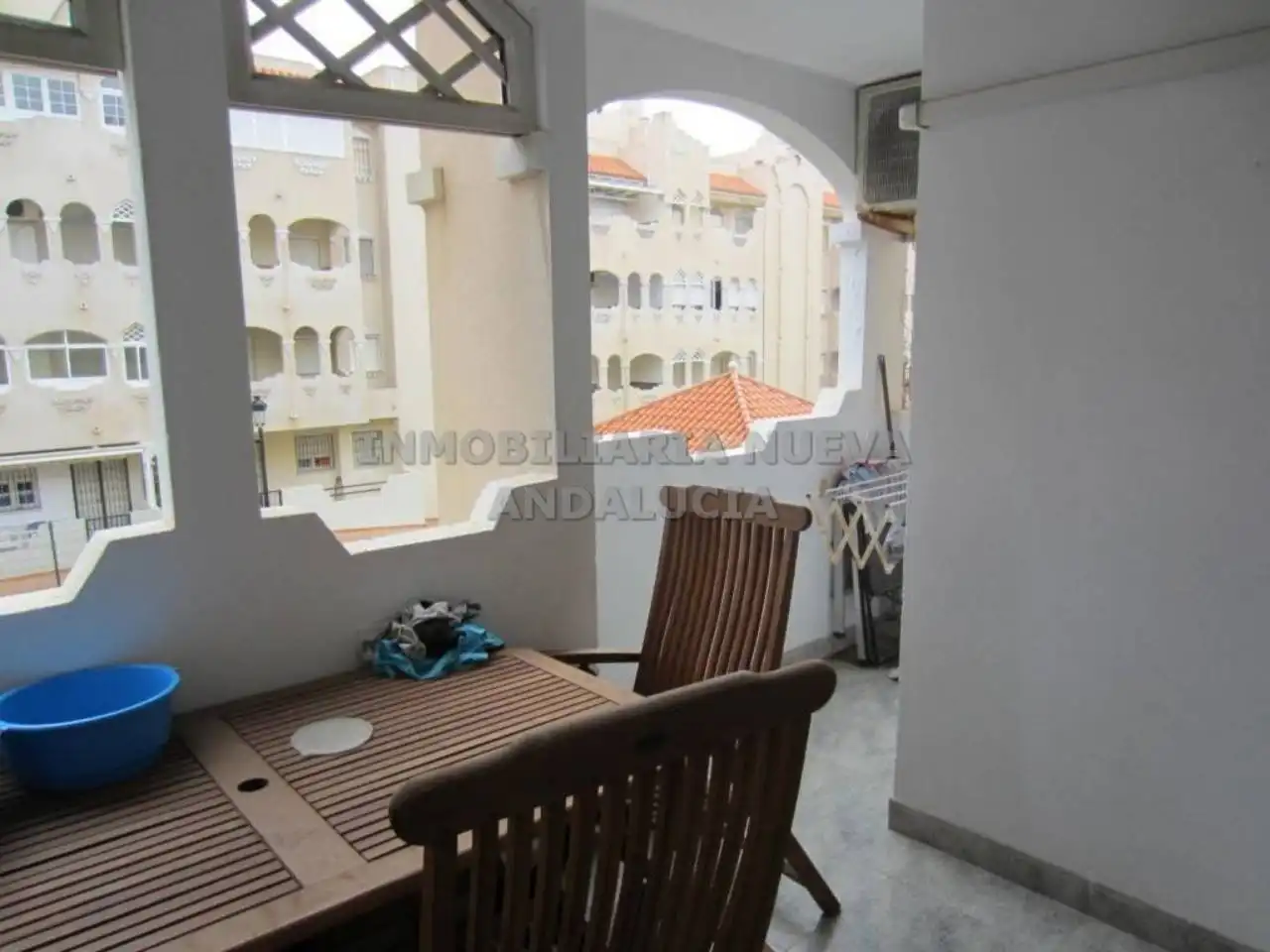 Terraza de Piso de alquiler en Almería con Terraza, Amueblado y Piscina comunitaria