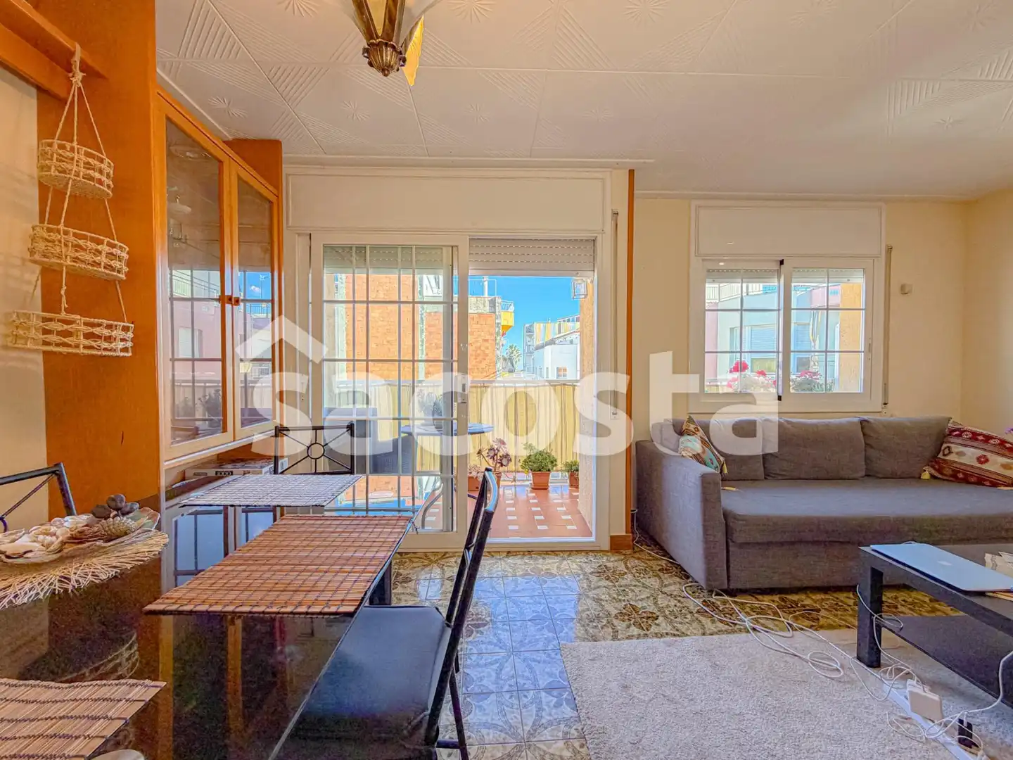 Sala de estar de Piso en venta en Blanes con Calefacción y Balcón