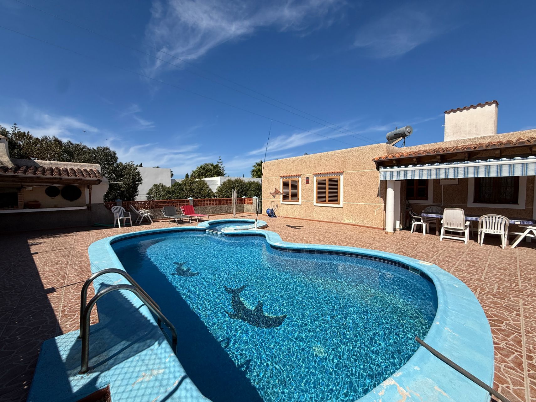Piscina de Casa o xalet en venda en Sant Josep de sa Talaia amb Aire condicionat, Calefacció i Terrassa