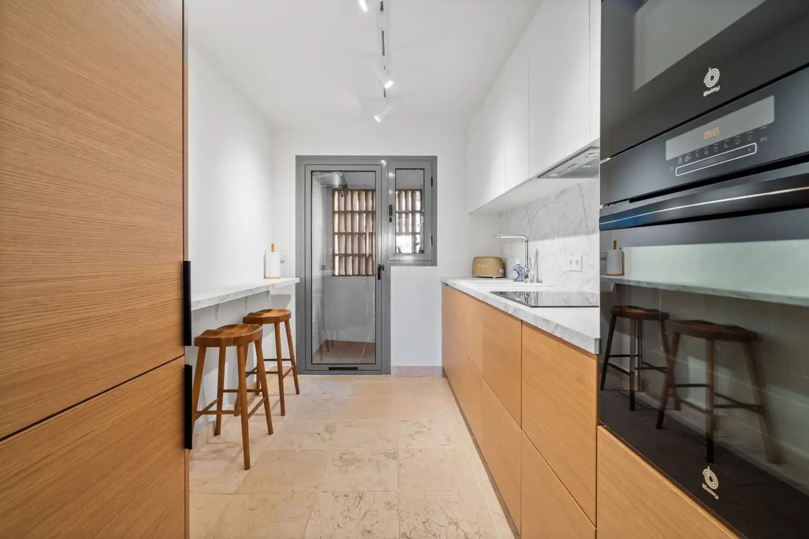 Cuina de Apartament en venda en Benahavís amb Aire condicionat, Terrassa i Piscina