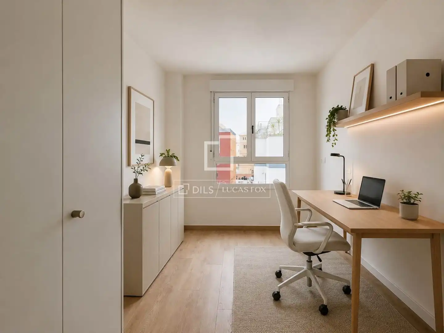 Bedroom of Flat for sale in Vilanova i la Geltrú  with Air Conditioner, Heating and Parquet flooring