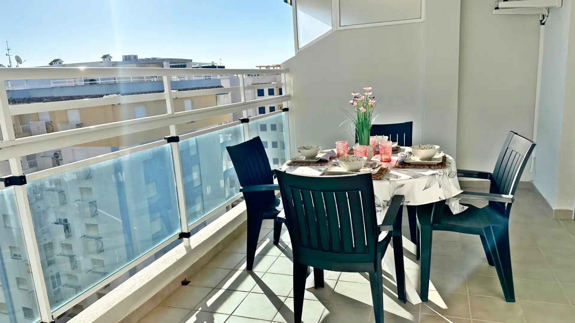 Terrassa de Apartament de lloguer en Gandia amb Aire condicionat, Calefacció i Terrassa
