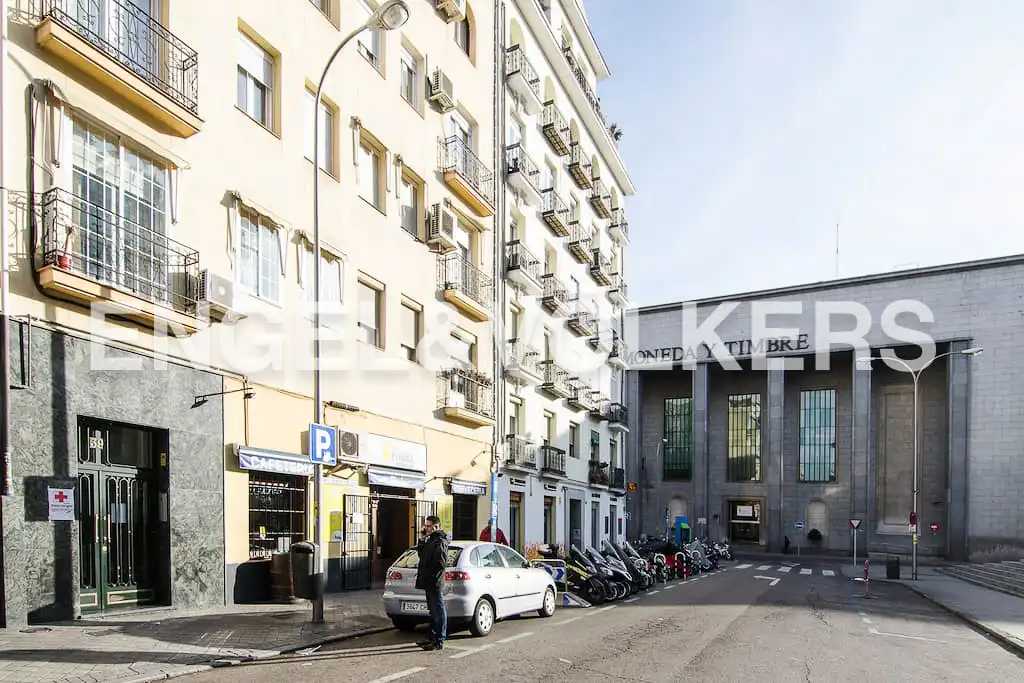 Exterior view of Flat for rent in Madrid  with Air Conditioner, Heating and Furnished