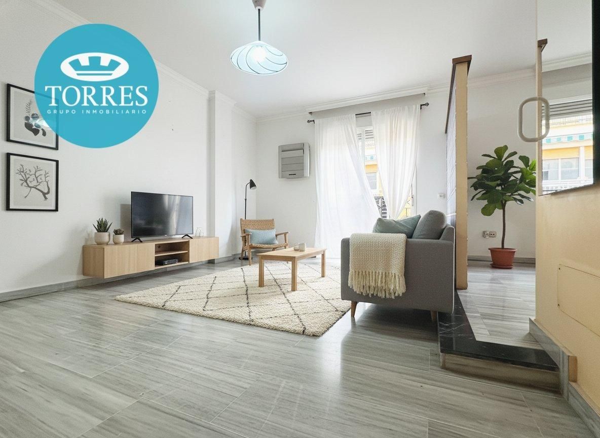 Sala d'estar de Apartament en venda en Málaga Capital amb Aire condicionat