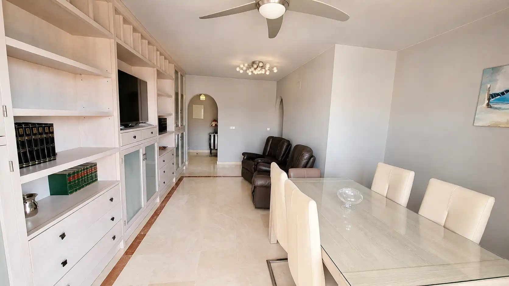 Comedor de Ático en venta en Manilva con Terraza, Amueblado y Horno