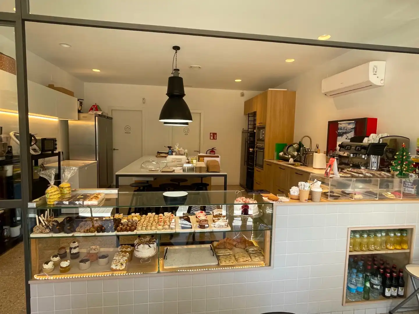 Cocina de Local en traspaso en Barcelona con Aire acondicionado y Amueblado