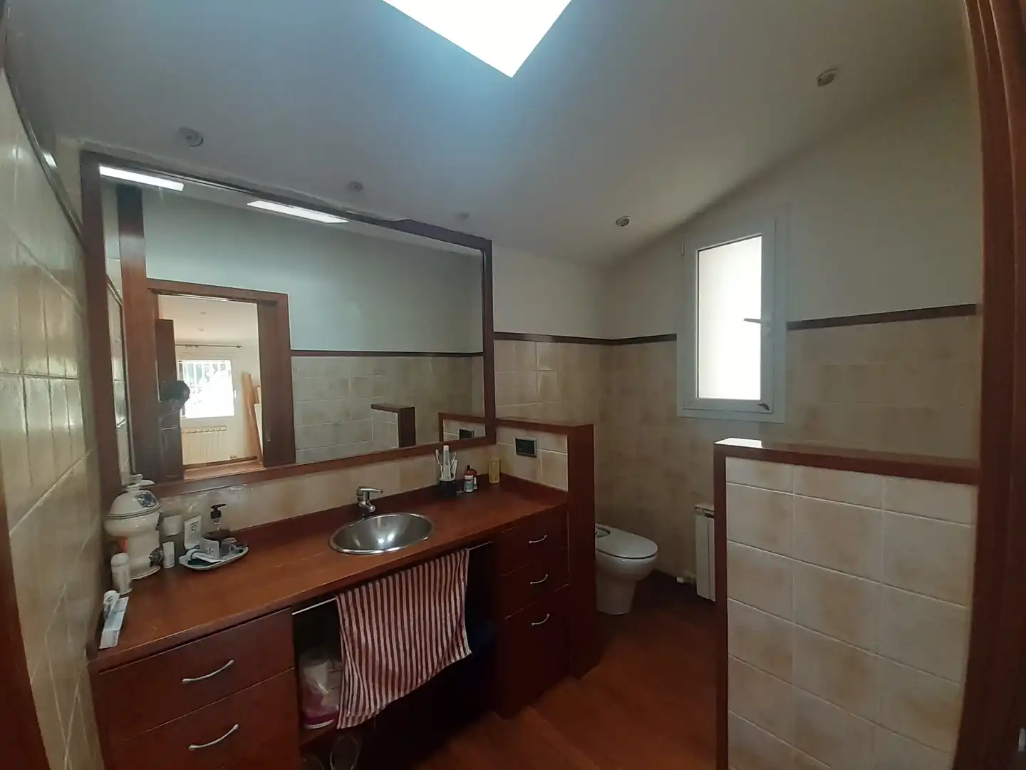 Badezimmer von Haus oder Chalet zum Verkauf in Gelida mit Heizung, Privatgarten und Parkett