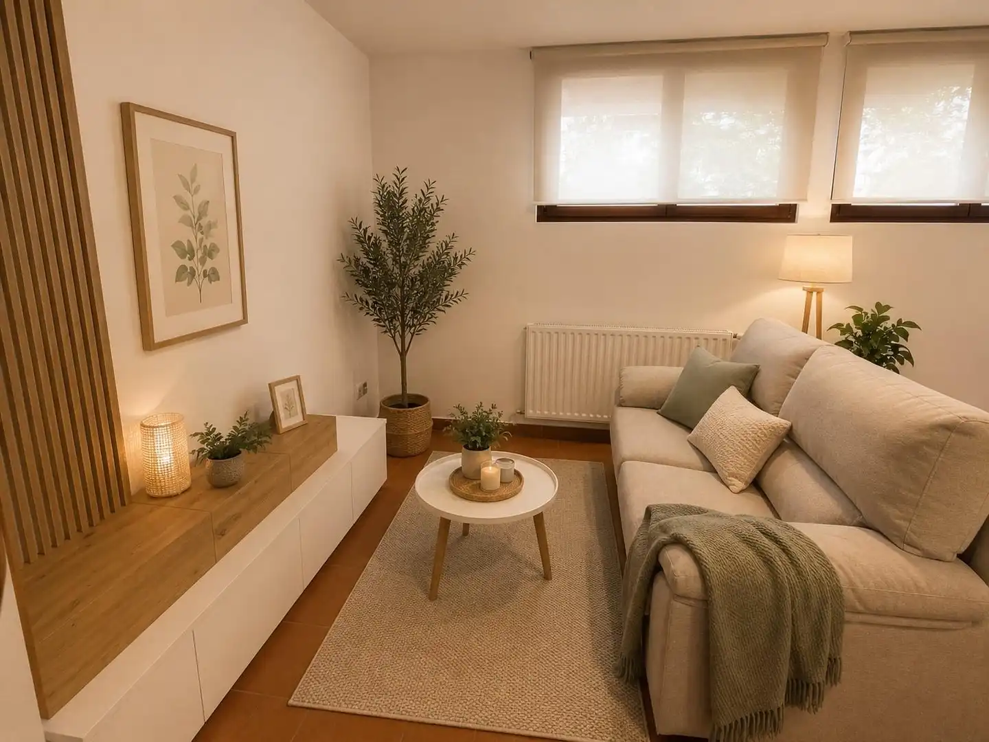 Sala de estar de Piso en venta en Leioa con Calefacción, Jardín privado y Terraza
