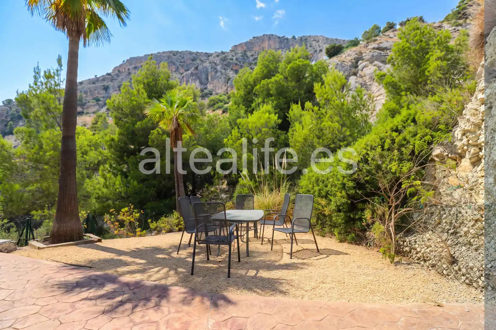 Jardín de Apartamento de alquiler en Altea con Terraza, Amueblado y Horno