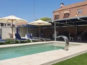 Swimming pool of Detached homes for sale in Villanueva de la Cañada  with Air Conditioner, Heating and Private garden