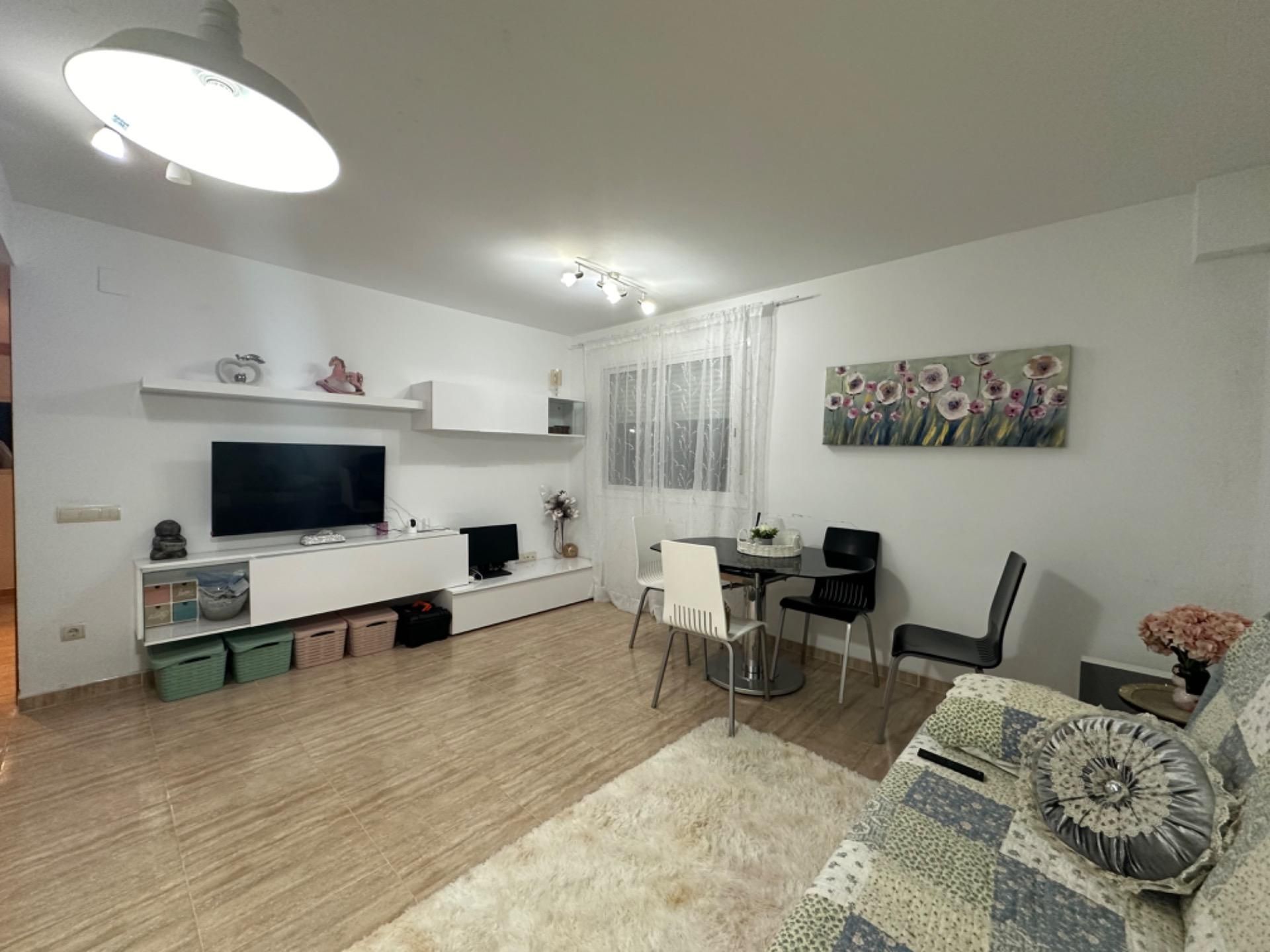 Sala d'estar de Planta baixa en venda en Camarles amb Aire condicionat i Moblat