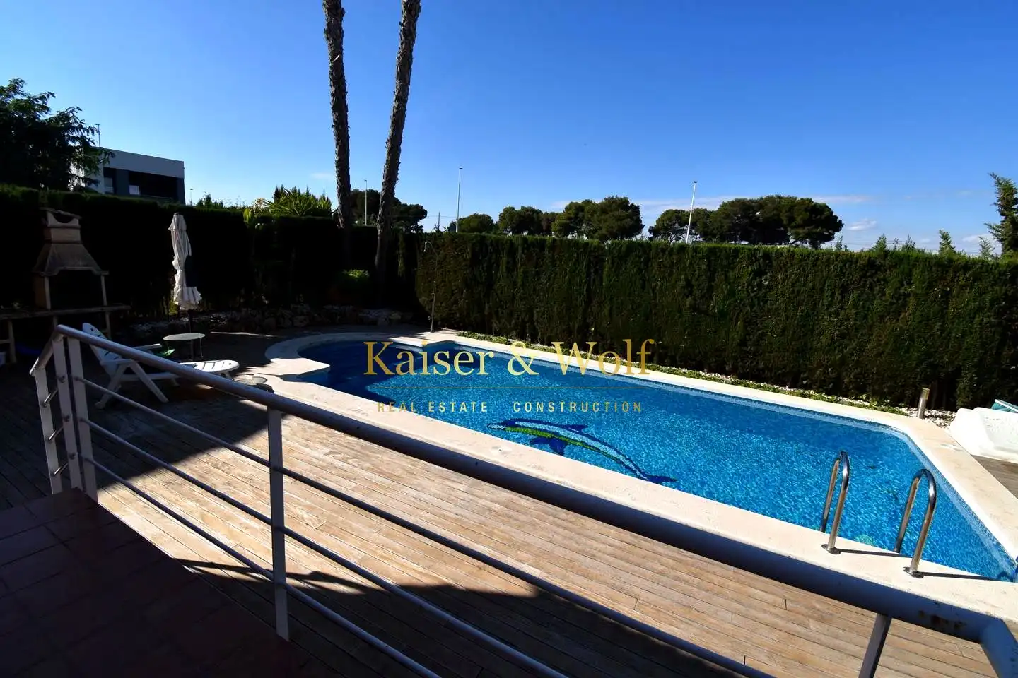 Piscina de Casa o chalet en venta en Santa Pola con Aire acondicionado, Jardín privado y Terraza