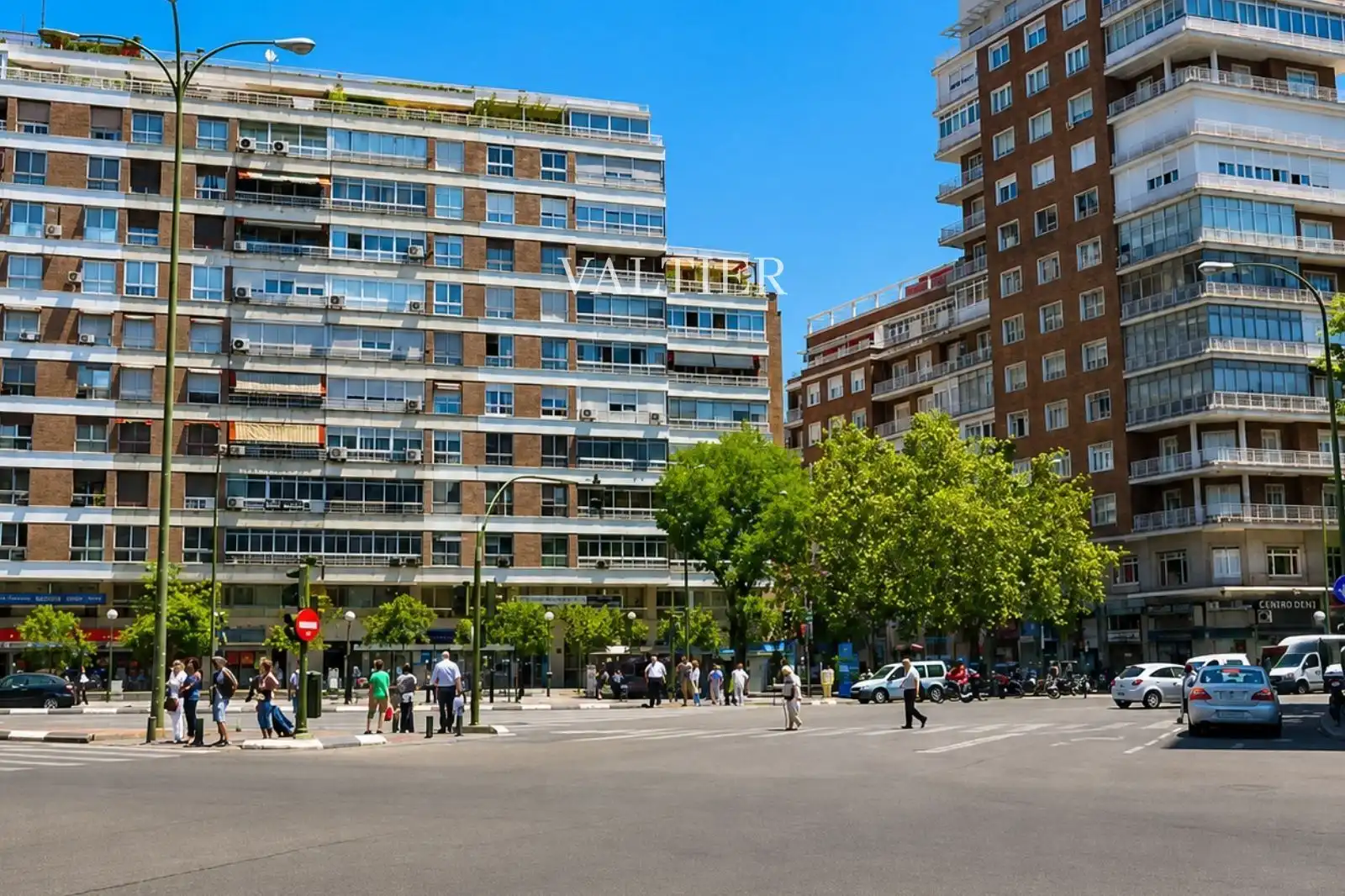 Vista exterior de Pis de lloguer en Madrid amb Aire condicionat, Calefacció i Moblat