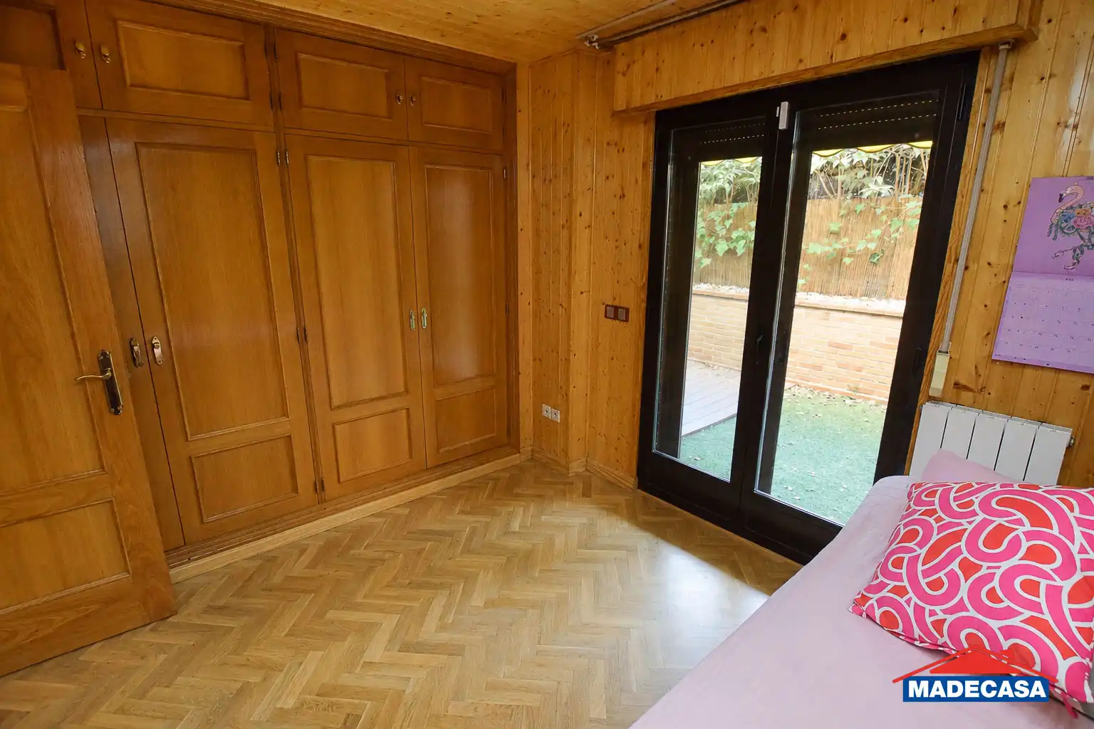 Schlafzimmer von Maisonette zur Miete in Brunete mit Klimaanlage, Heizung und Privatgarten