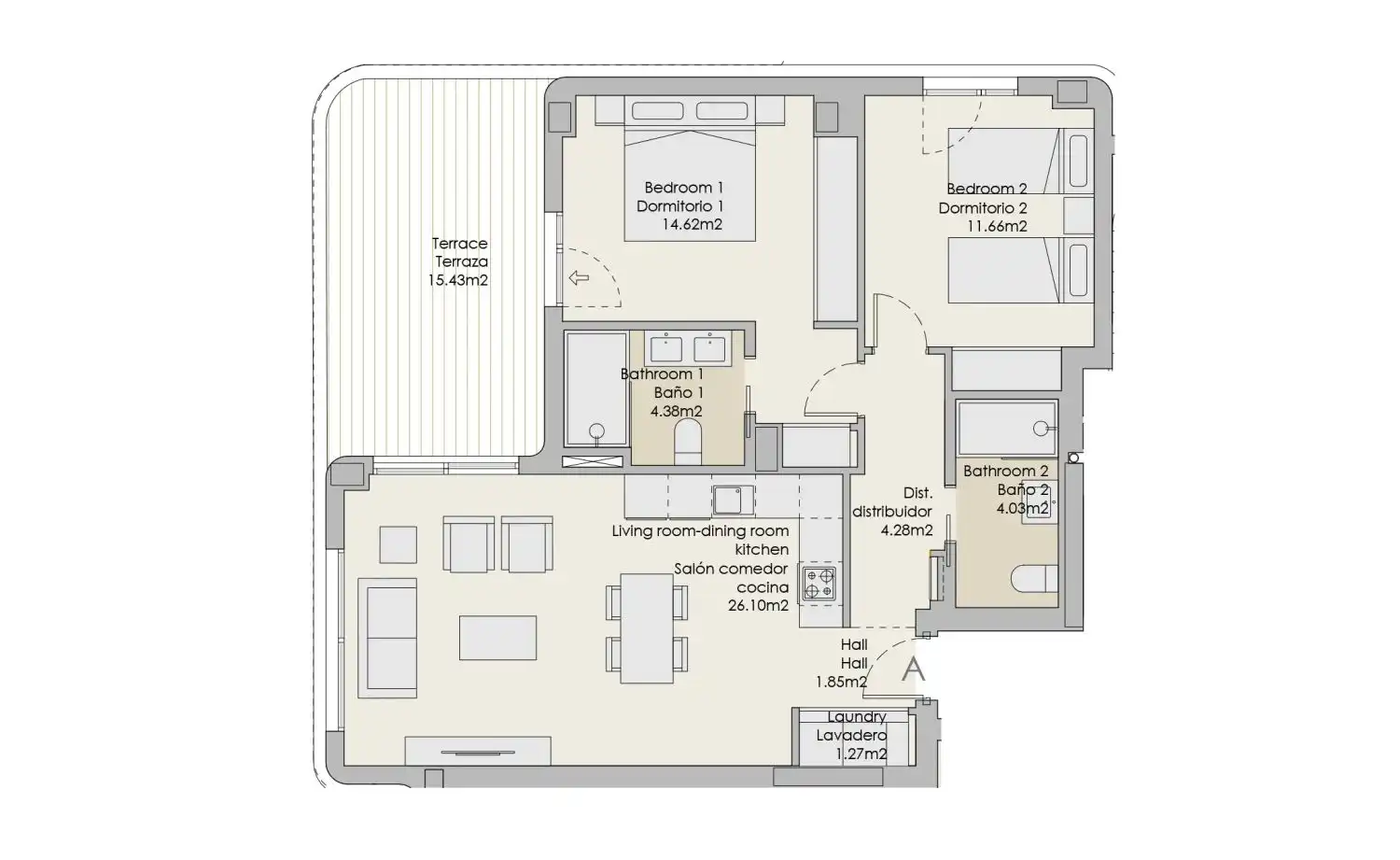Apartment with pool for sale in Torre del Mar, imagen 10