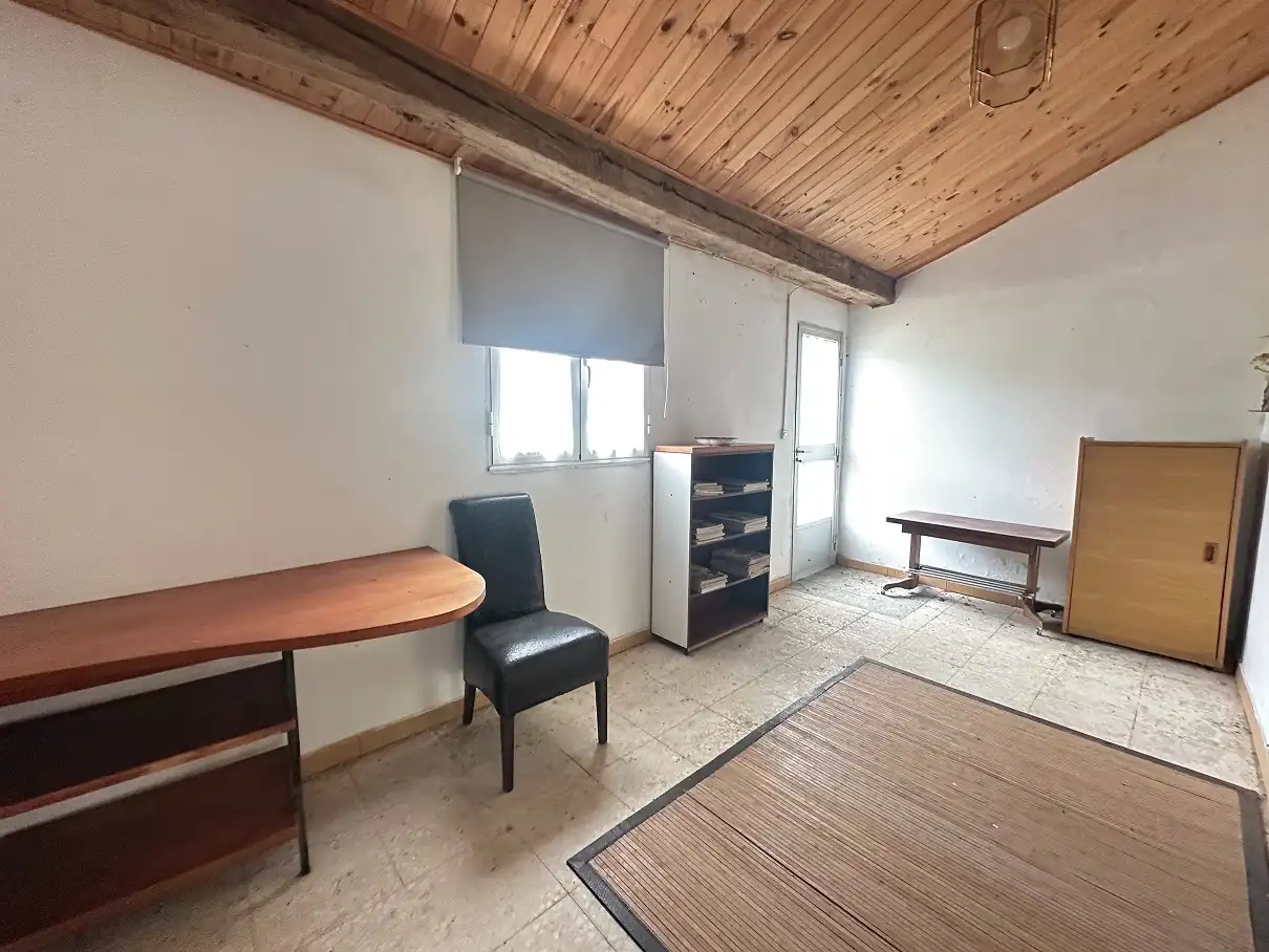 Sala de estar de Casa o chalet en venta en O Pino  con Jardín privado, Terraza y Amueblado