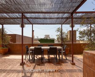 Terrace of Flat to rent in  Barcelona Capital  with Heating, Storage room and Balcony