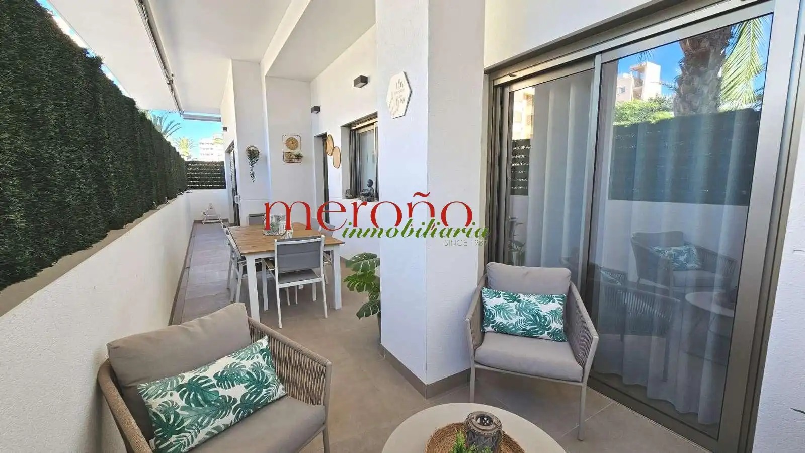 Terraza de Planta baja en venta en Elche / Elx con Aire acondicionado, Terraza y Piscina comunitaria