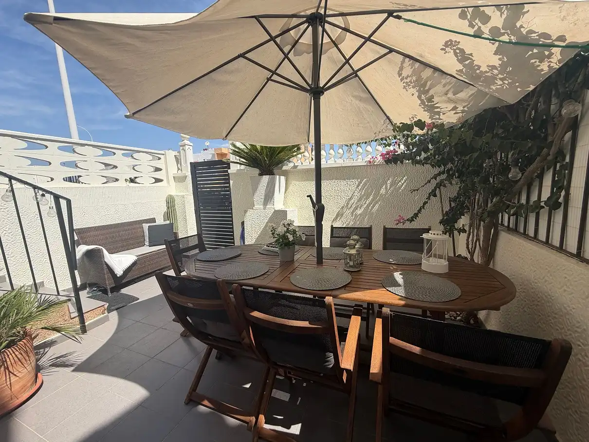 Terrace of Detached homes for sale in Santa Pola  with Air Conditioner, Terrace and Balcony