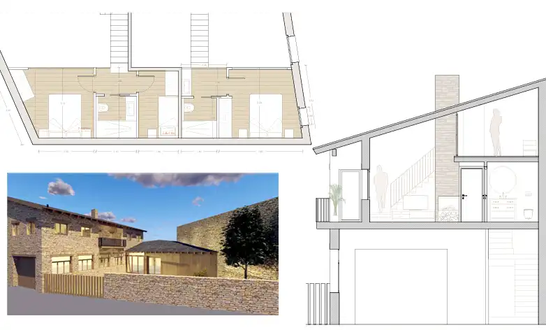 Maisonette zum Verkauf in Riu de Cerdanya mit Möbliert
