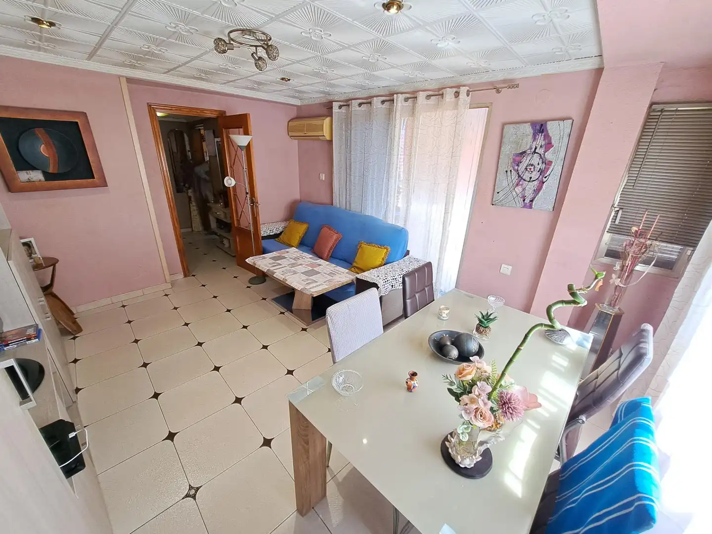 Sala d'estar de Pis en venda en Alzira amb Aire condicionat, Traster i Balcó