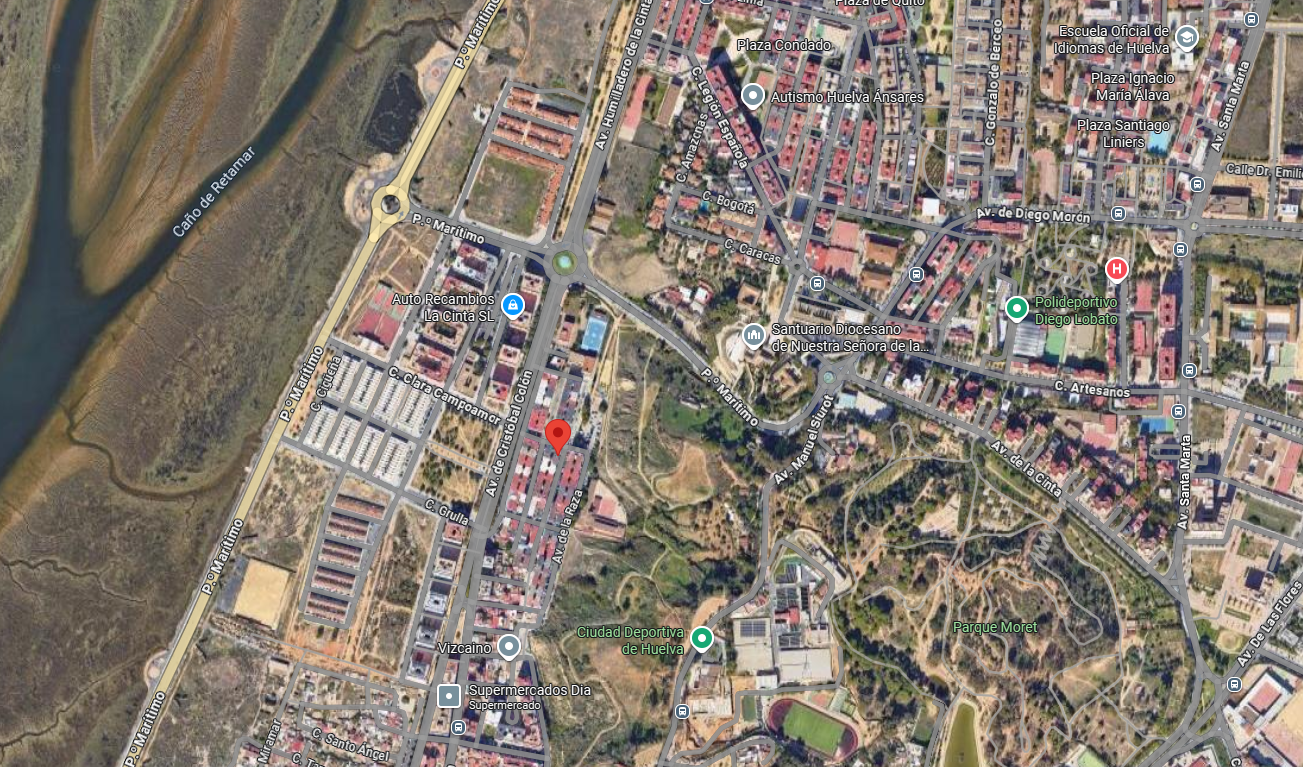 Vista exterior de Piso en venta en  Huelva Capital