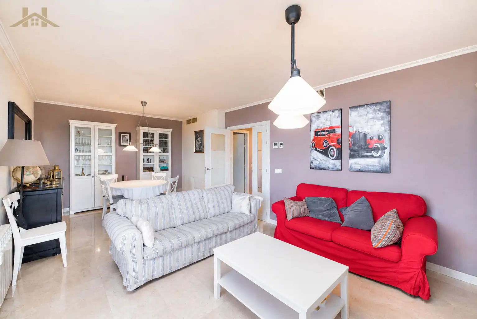 Living room of Attic for sale in Boadilla del Monte  with Air Conditioner, Heating and Private garden