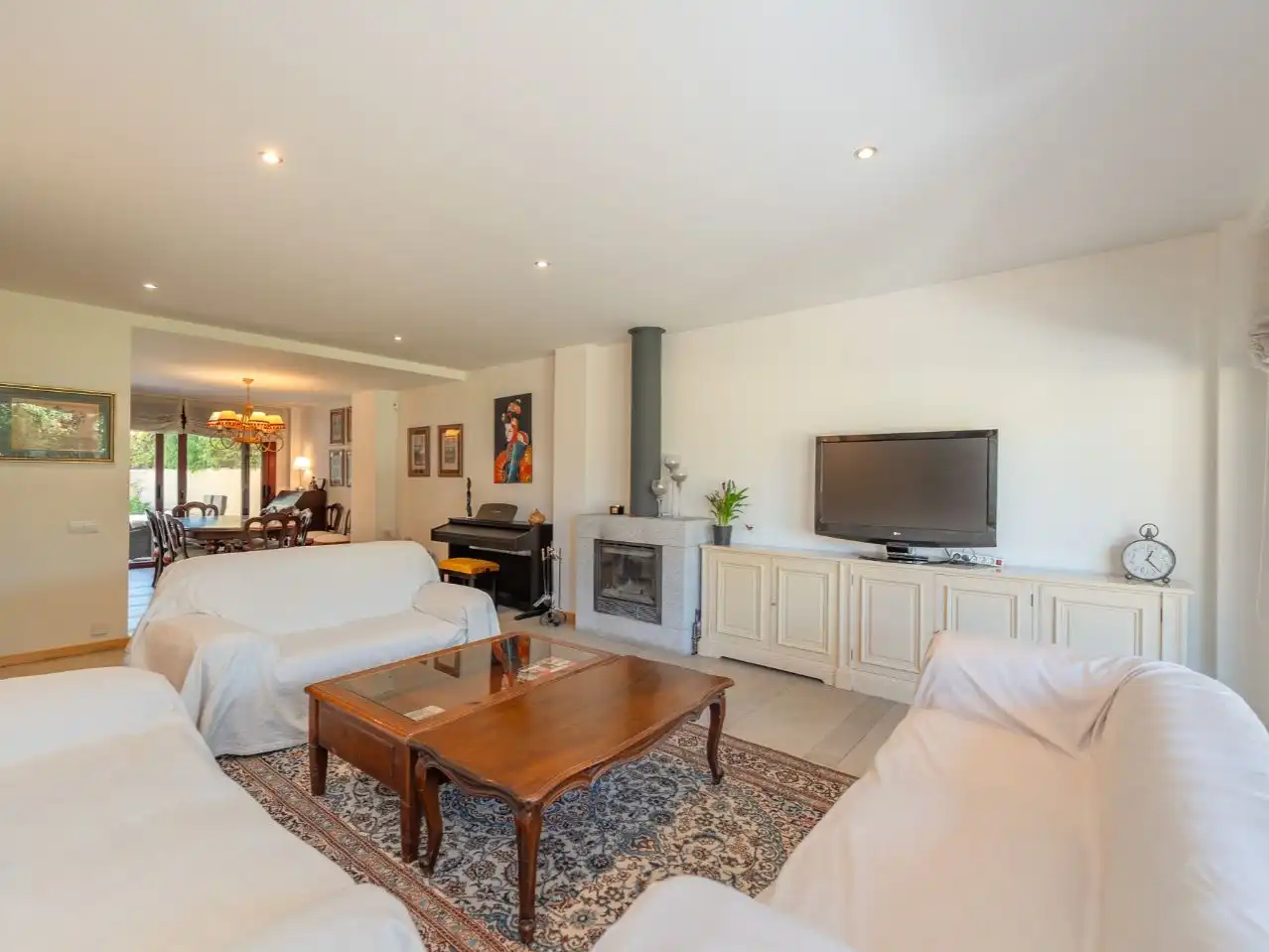 Sala de estar de Casa o chalet en venta en Torrelodones con Terraza y Balcón