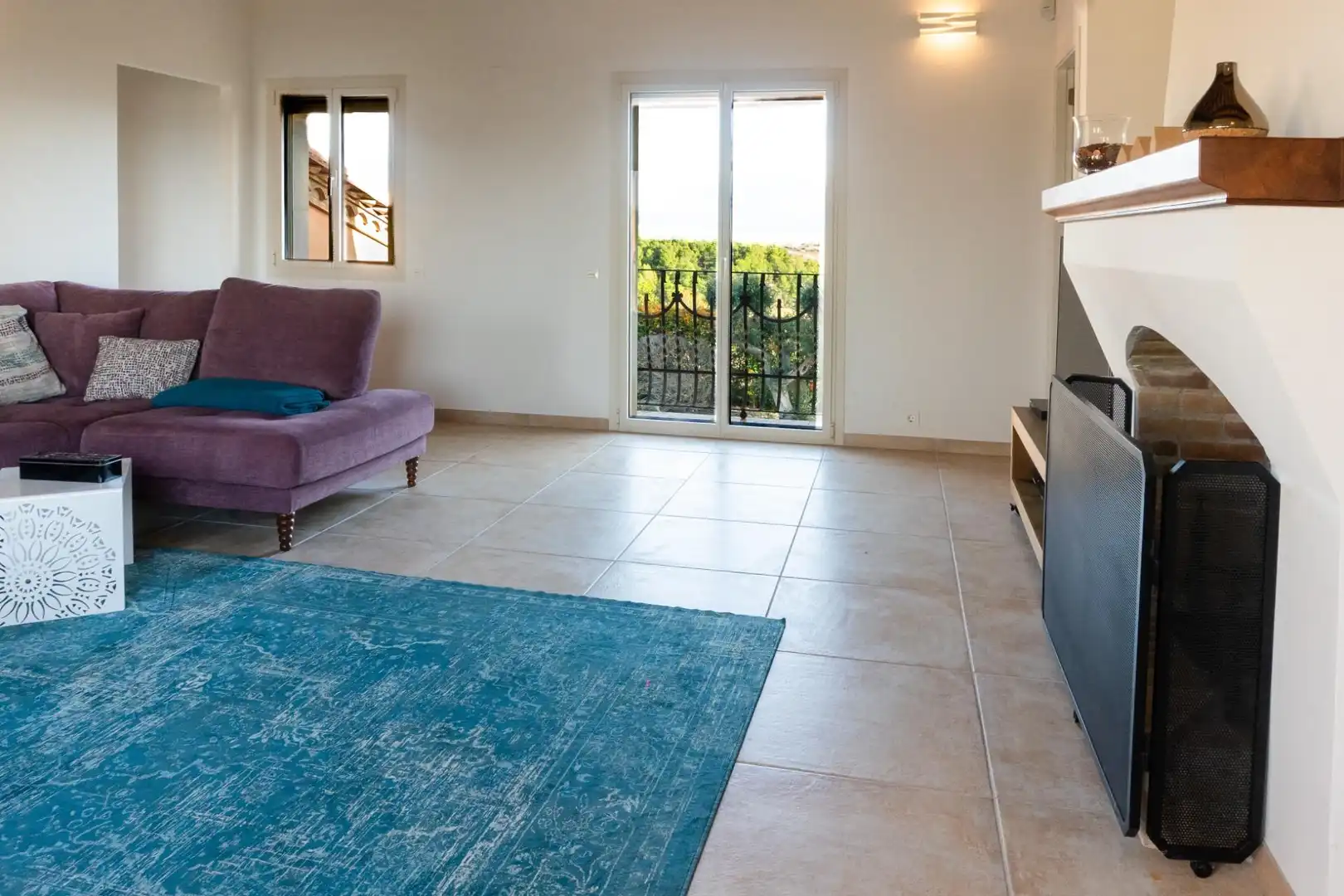 Sala d'estar de Finca rústica en venda en Falset amb Calefacció, Jardí privat i Terrassa