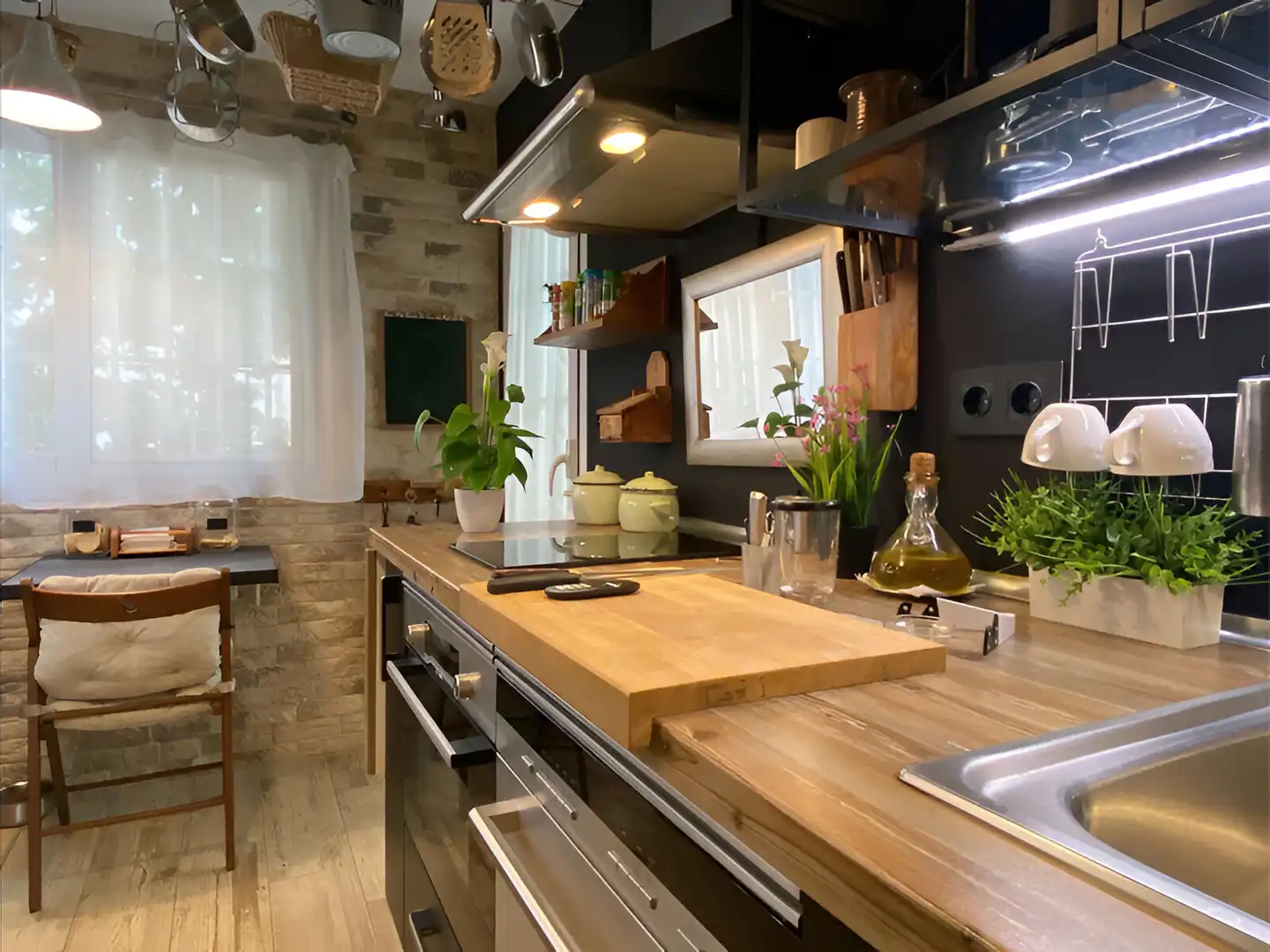 Cocina de Apartamento en venta en Marbella con Aire acondicionado, Terraza y Piscina