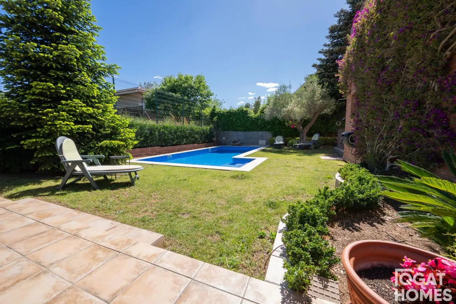 Piscina de Casa o chalet de alquiler en Sant Cugat del Vallès con Aire acondicionado, Calefacción y Jardín privado