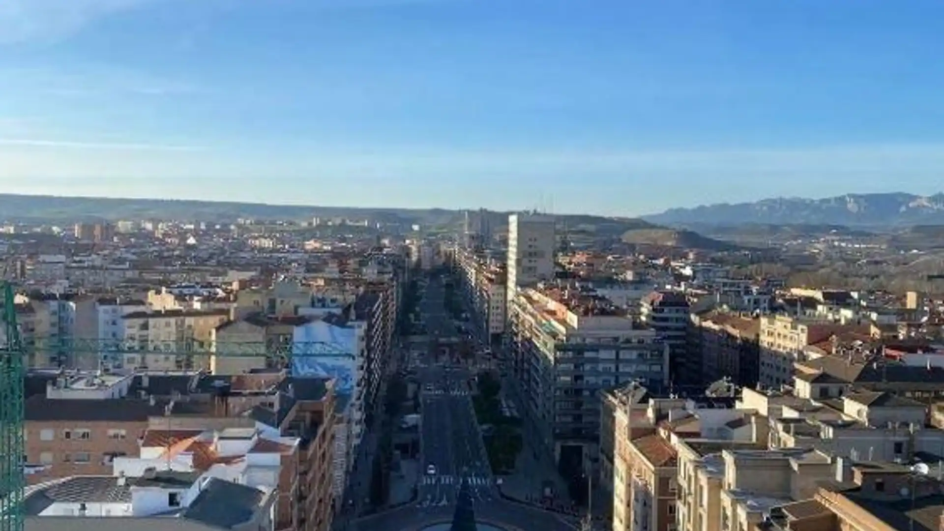 Vista exterior de Piso en venta en  Logroño con Terraza