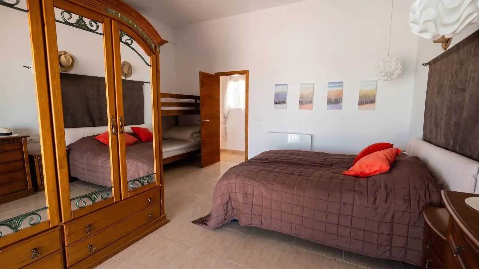 Dormitori de Casa o xalet en venda en El Ràfol d'Almúnia amb Aire condicionat, Calefacció i Jardí privat
