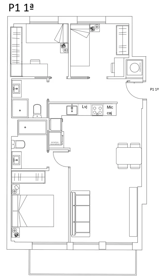 Piso en venta en Cornellà de Llobregat con Calefacción, Parquet y Balcón