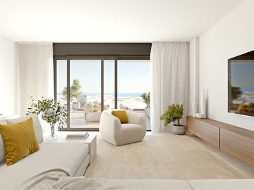 Apartament amb balcó en venda a Estepona Pueblo