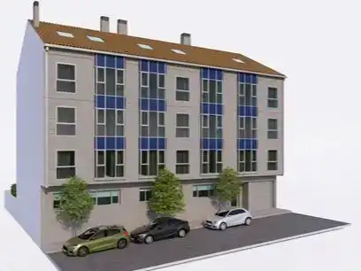 Vista exterior de Piso en venta en O Pino 