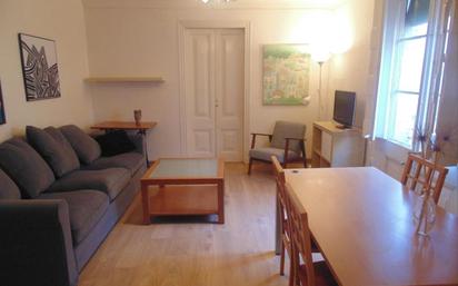 Living room of Flat to rent in  Barcelona Capital  with Air Conditioner and Balcony