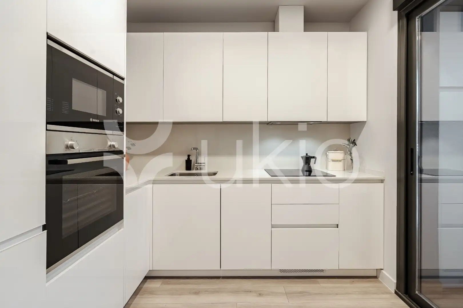 Küche von Wohnungen zur Miete in Madrid mit Heizung, Terrasse und Möbliert