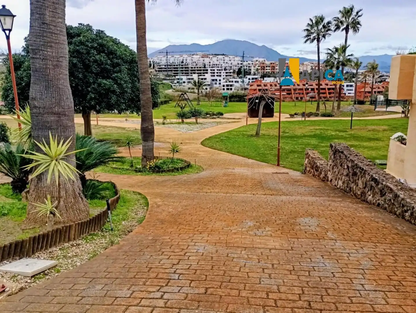 Exterior view of Flat for sale in Manilva  with Air Conditioner, Swimming Pool and Furnished