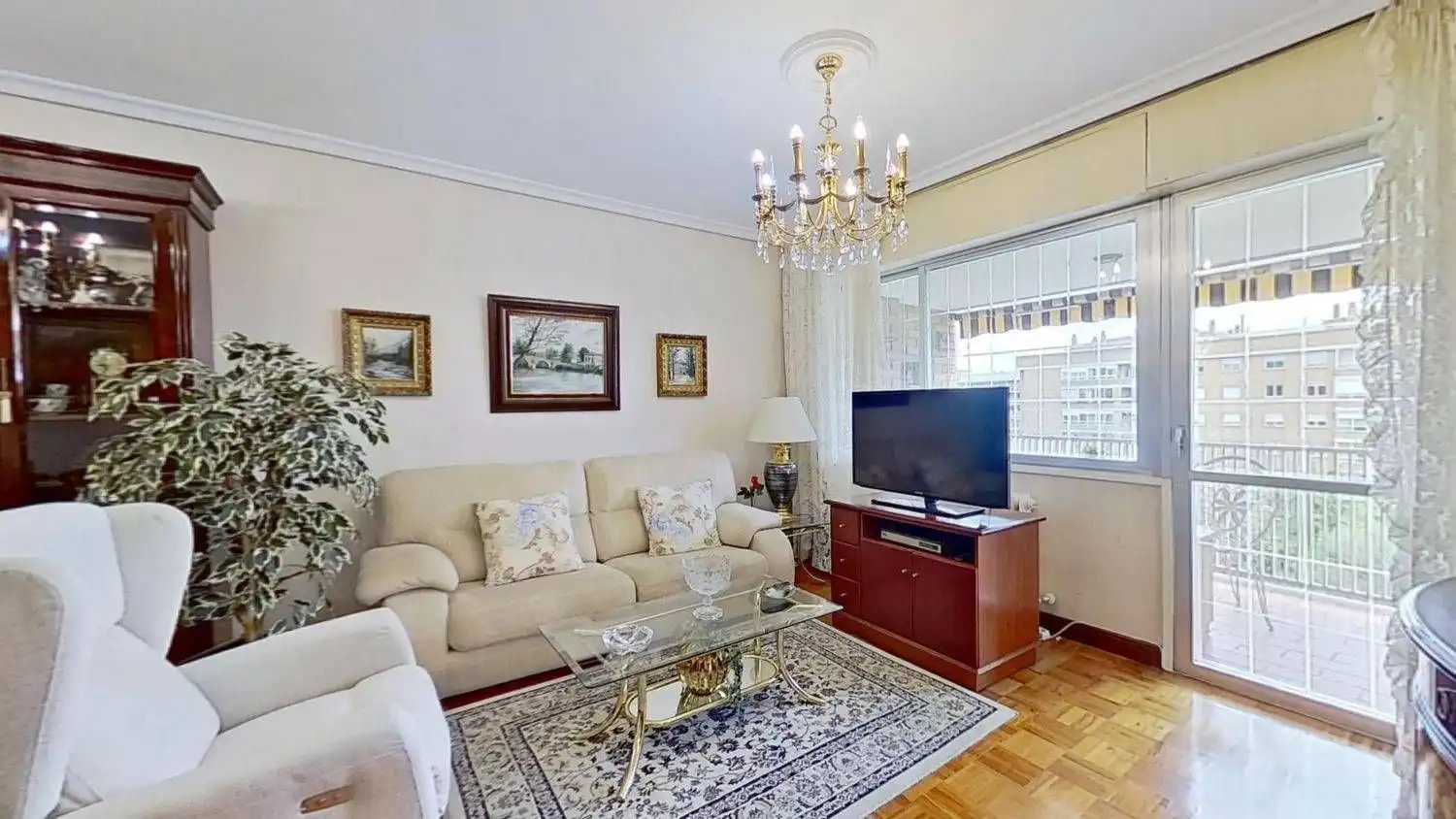 Sala de estar de Piso de alquiler en Iturrama